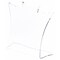 Plymor Clear Acrylic Winged Necklace Display Stand, 8.5" W x 3" D x 7.25" H